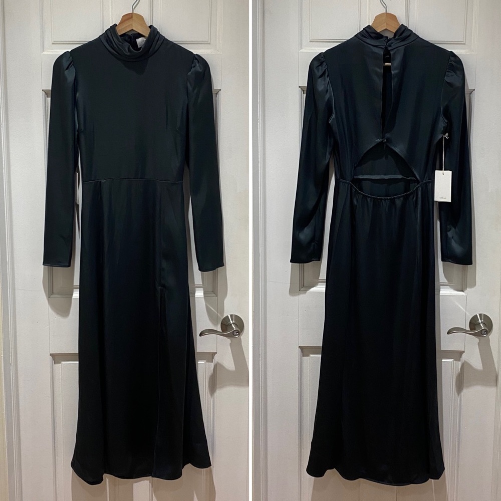 Aritzia Wilfred Baja Dress in Scarab - Size 4